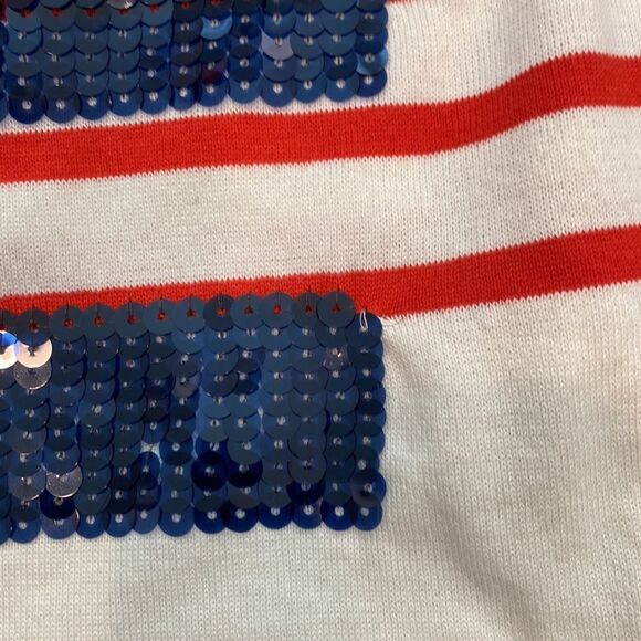 Marc Jacobs Striped Sequin Pullover Knit Top - Picture 10 of 10